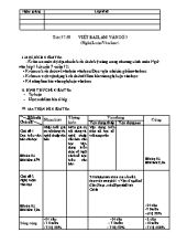 Bài viết số 3 Ngữ văn lớp 11 - Năm học 2016-2017